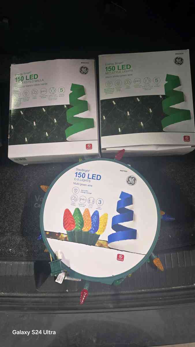GE LED Net and Reel Lights Set Of 3