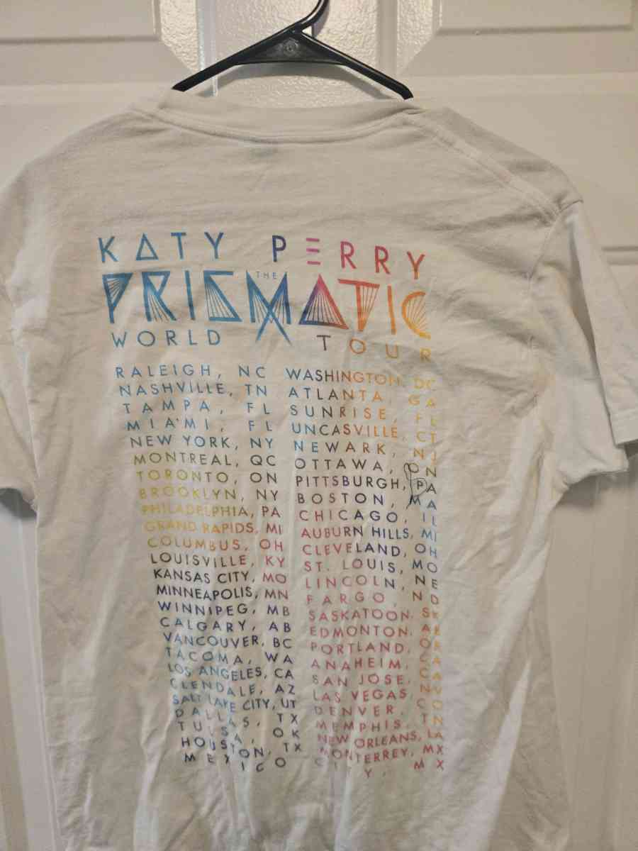Vtg Katy Perry Prismatic World Tour Tshirt - Tulsa, Oklahoma - FleaMarketBay