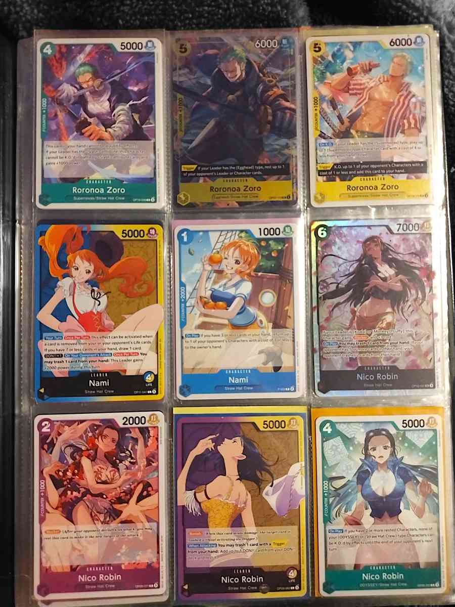 BULK One Piece cards for sale - Sacramento, California - FleaMarketBay
