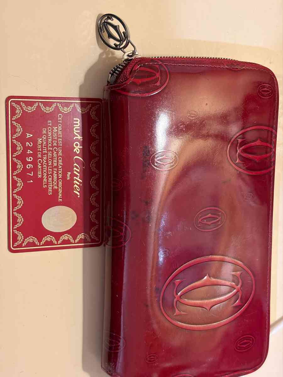 Authentic vintage Cartier long wallet - Ridgewood, New York - FleaMarketBay