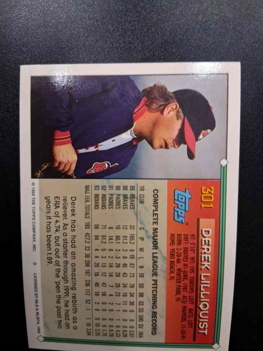 Derek Lillquist card 301 - Acme, Louisiana - FleaMarketBay