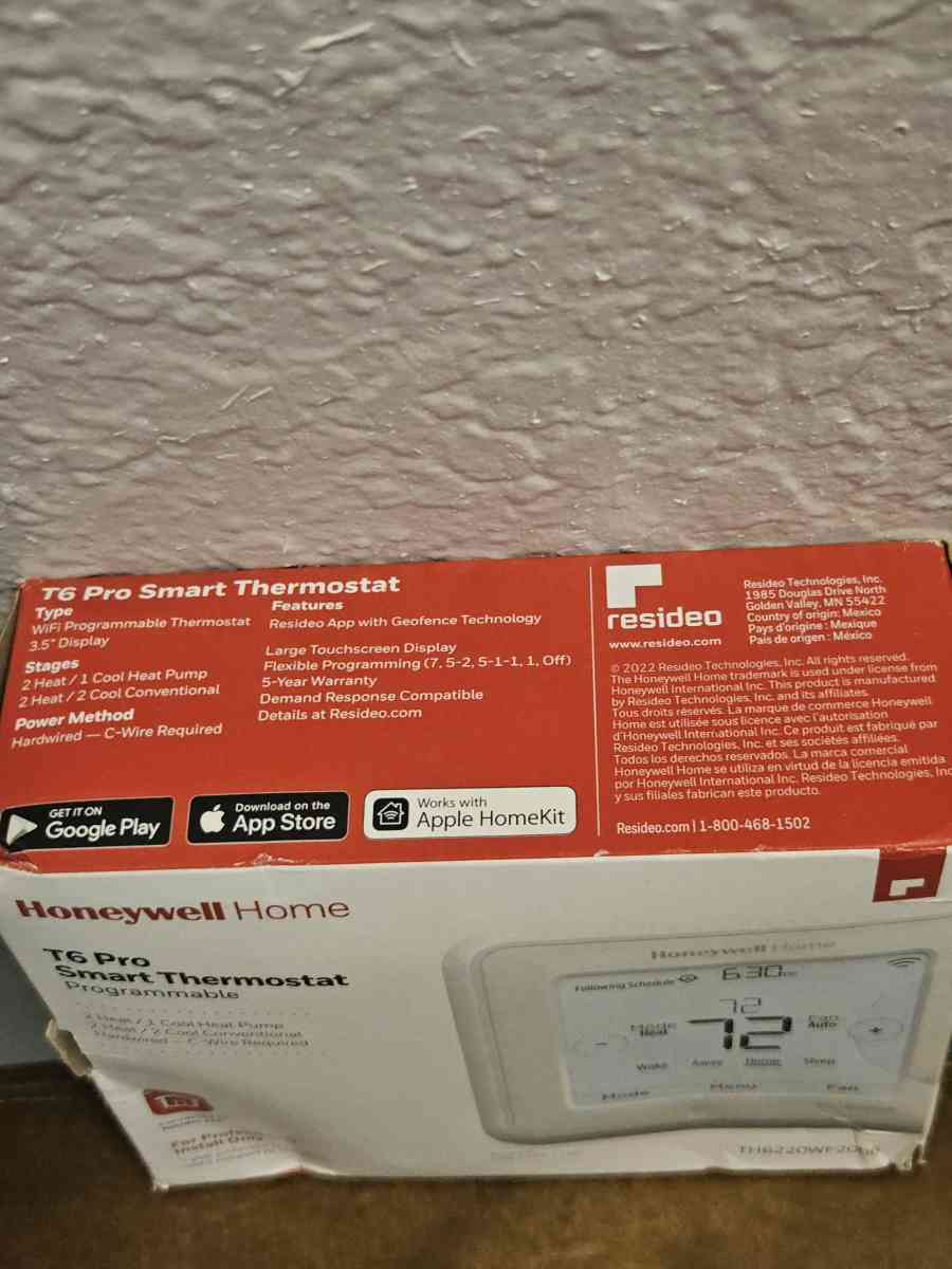 Honeywell Home T6 Pro Smart Thermostat - Tulsa, Oklahoma - FleaMarketBay