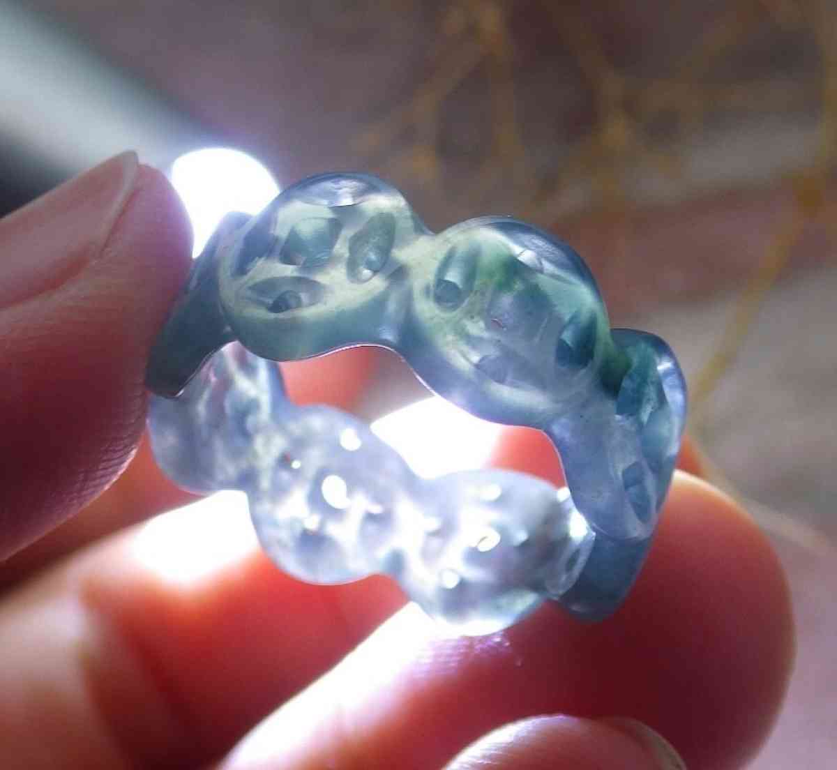 Certificate Jadeite Jade Green Ring Old Money Coin size6 - Pasadena, California - FleaMarketBay