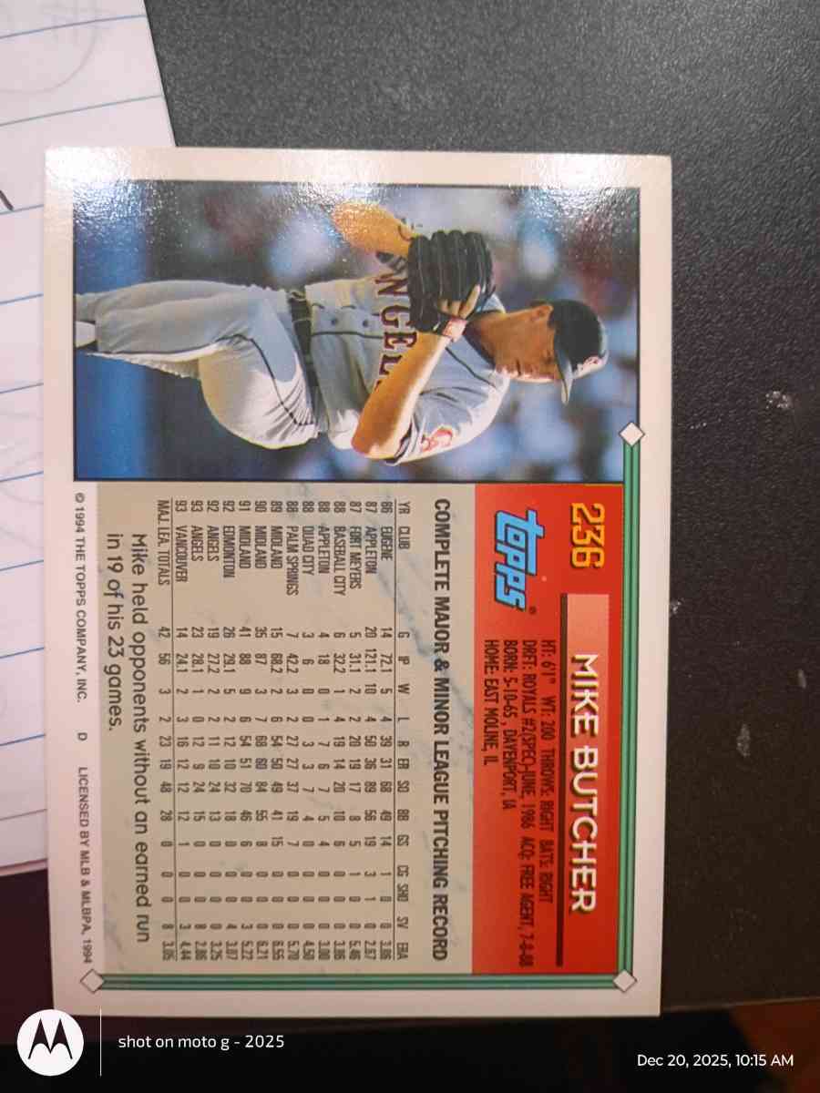 Mike Butcher card 236 - Acme, Louisiana - FleaMarketBay