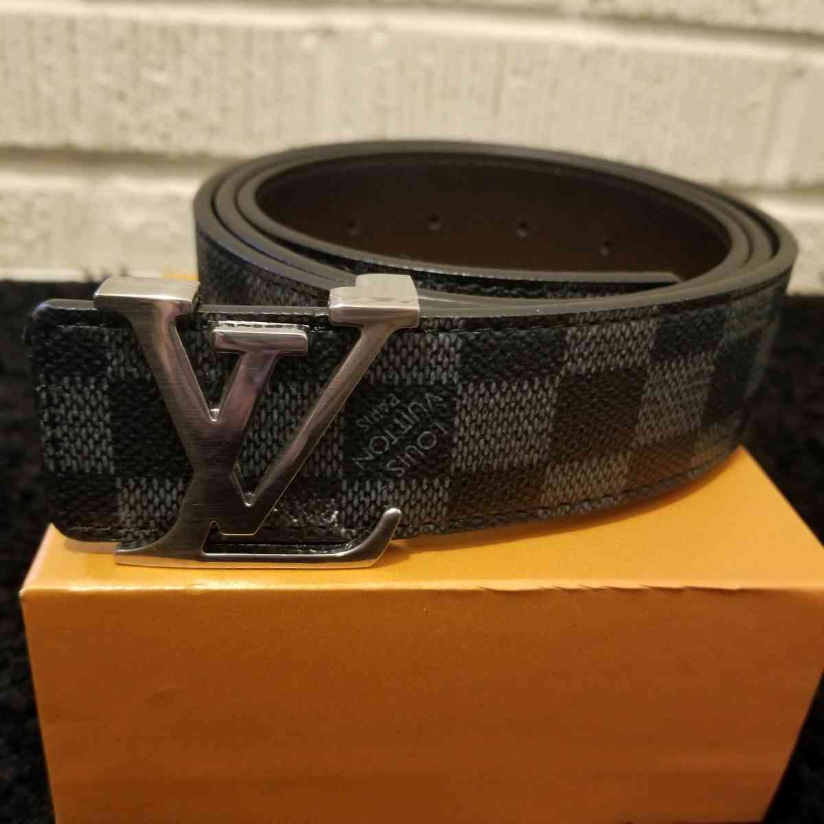 LV Designer Belt Black Checker - Kenwood, California
