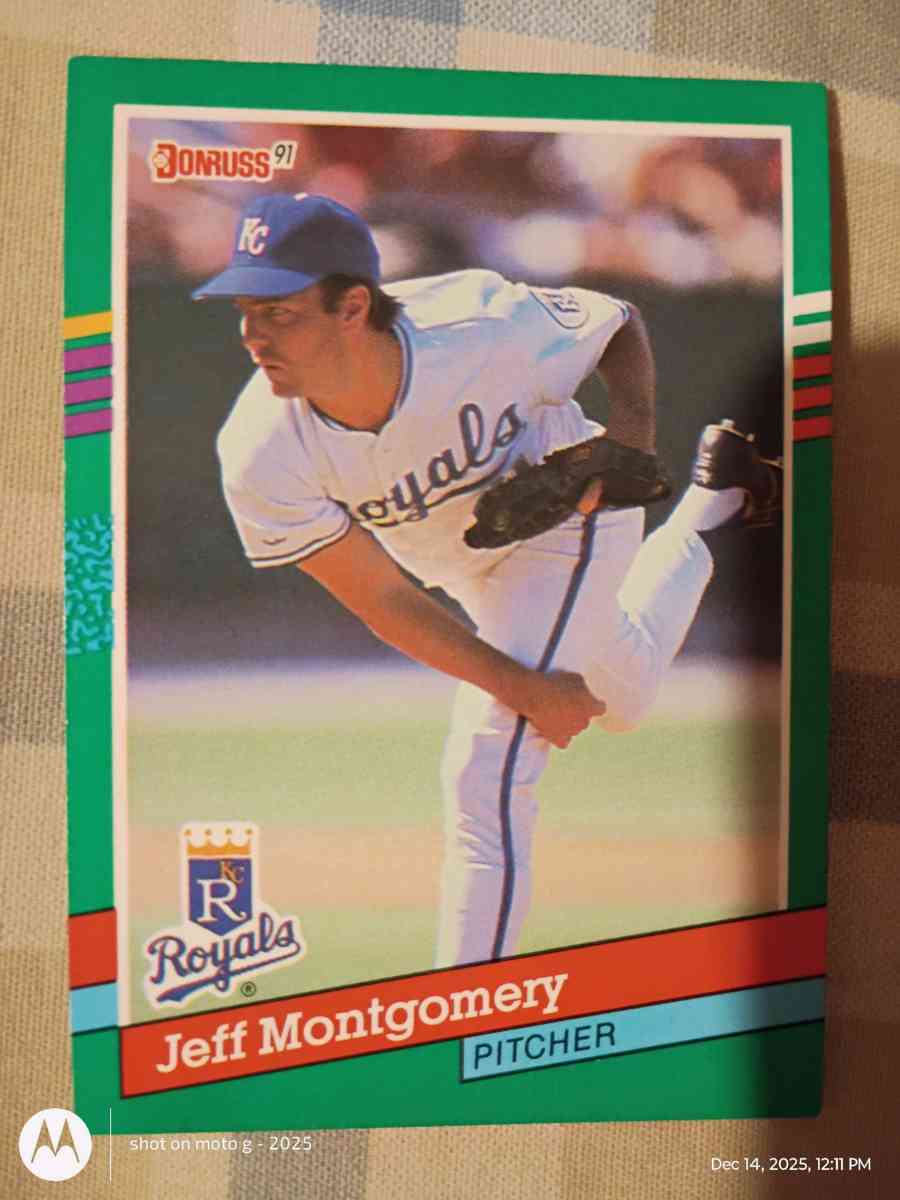 Jeff Montgomery Baseball Card - Saint Landry, Louisiana