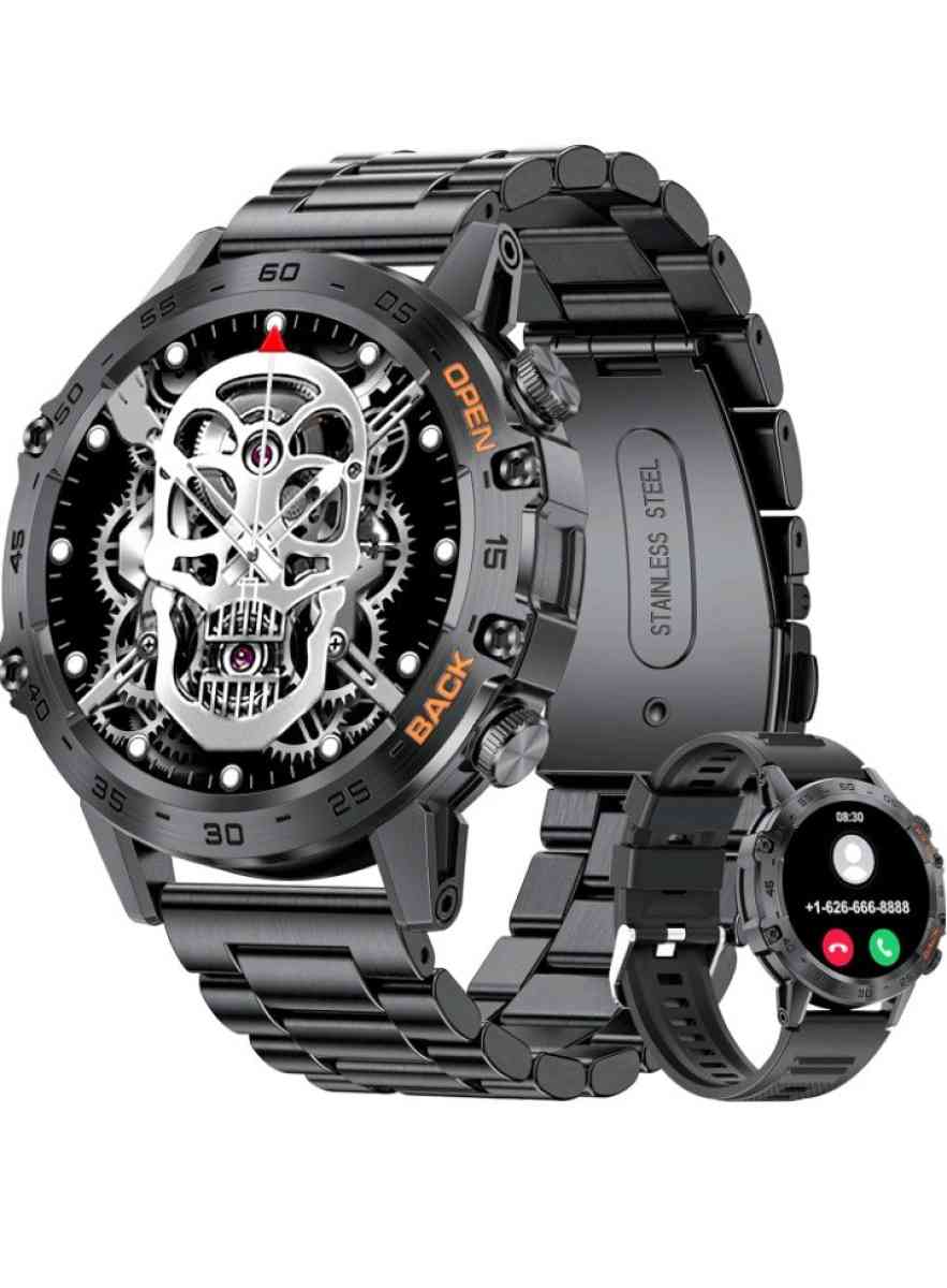 Mens Smart Watch with a Black Stainless Steel band - Grand Rapids, Ohio