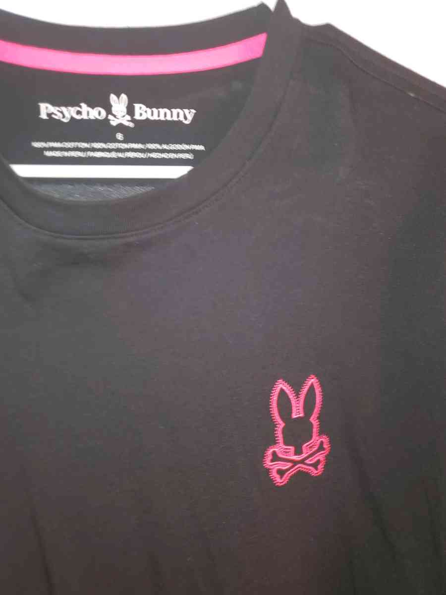 Psycho Bunny Black TShirt - Chester Gap, Virginia - FleaMarketBay