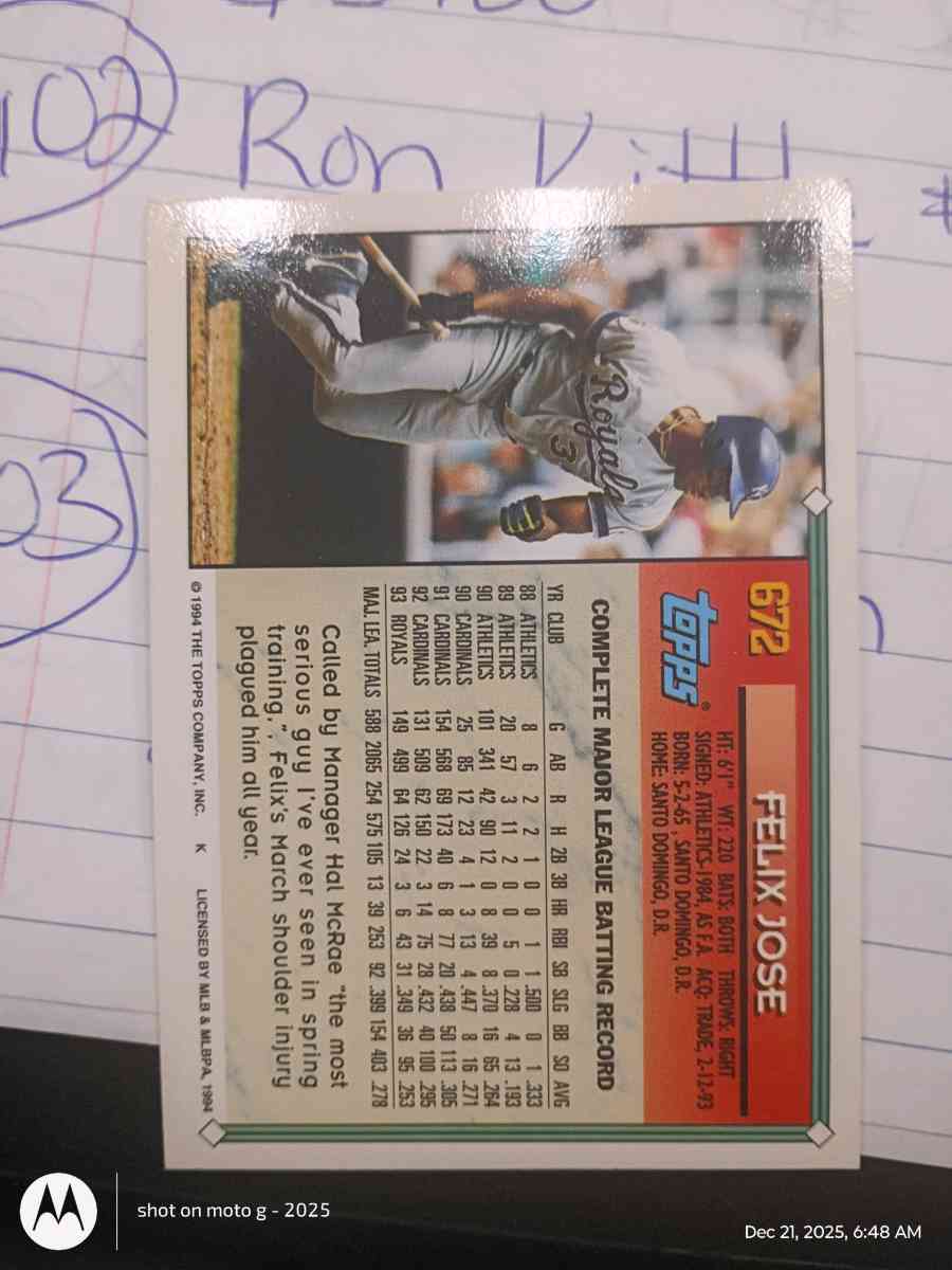 Felix Jose card 672 - Acme, Louisiana - FleaMarketBay