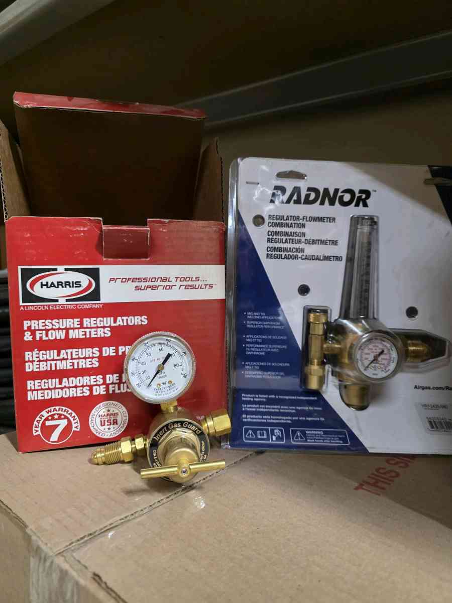 Welding Acessories 38 Welding Tips 3 Flow Meter Regulators - Bernalillo, New Mexico - FleaMarketBay
