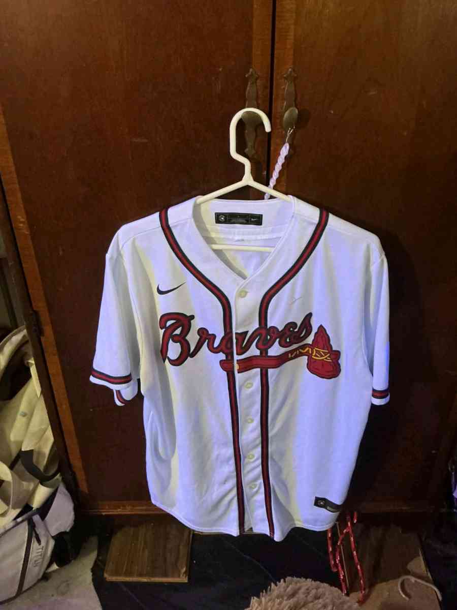 Mens White XL Nike 55 Hayzo Braves Jersey - Atlanta, Georgia