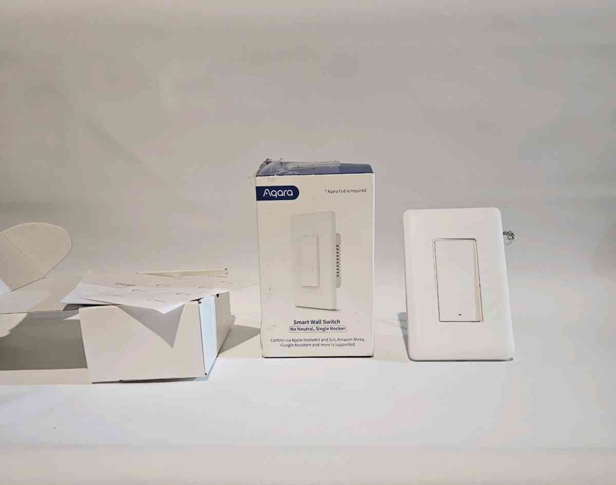 Aqara smart wall switch no neutral single rocker - Cleveland, Ohio