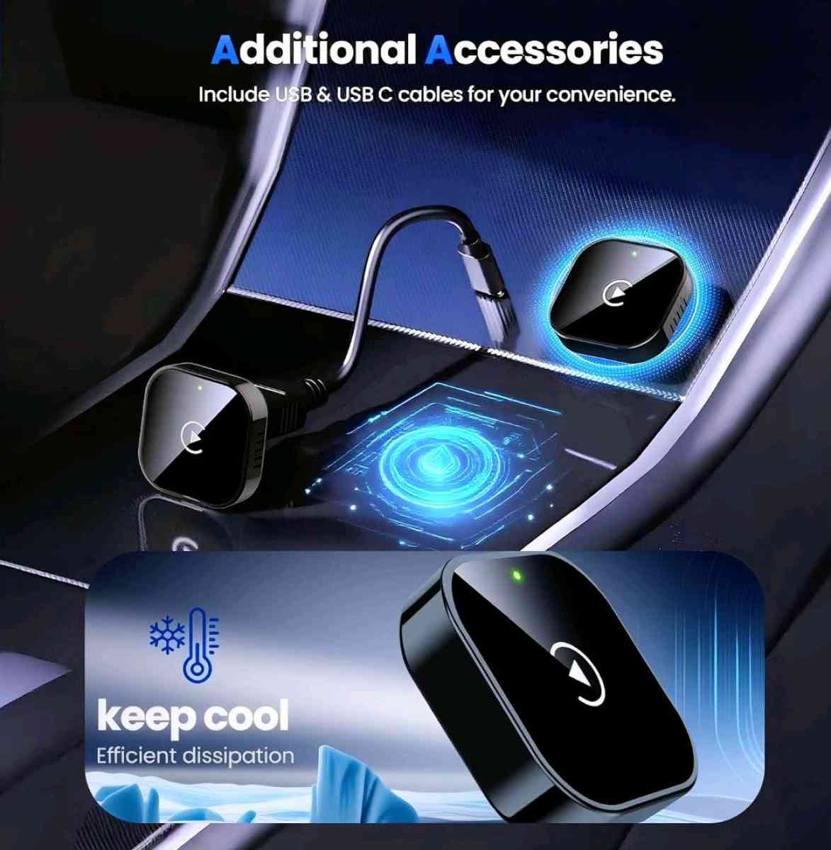 adaptador inalmbrico carplay - Richmond, Texas - FleaMarketBay