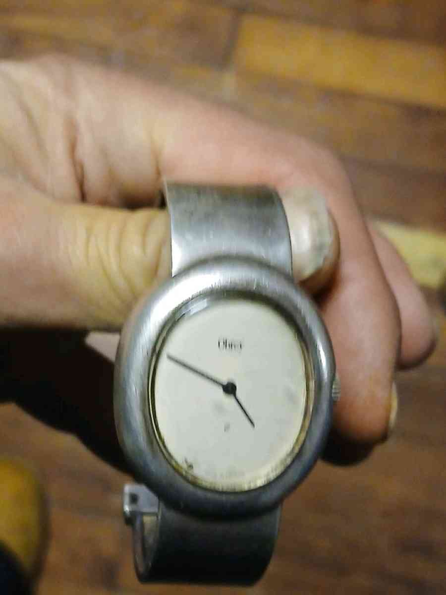 Obey silver watch from ParisFrance - Advent, West Virginia - FleaMarketBay