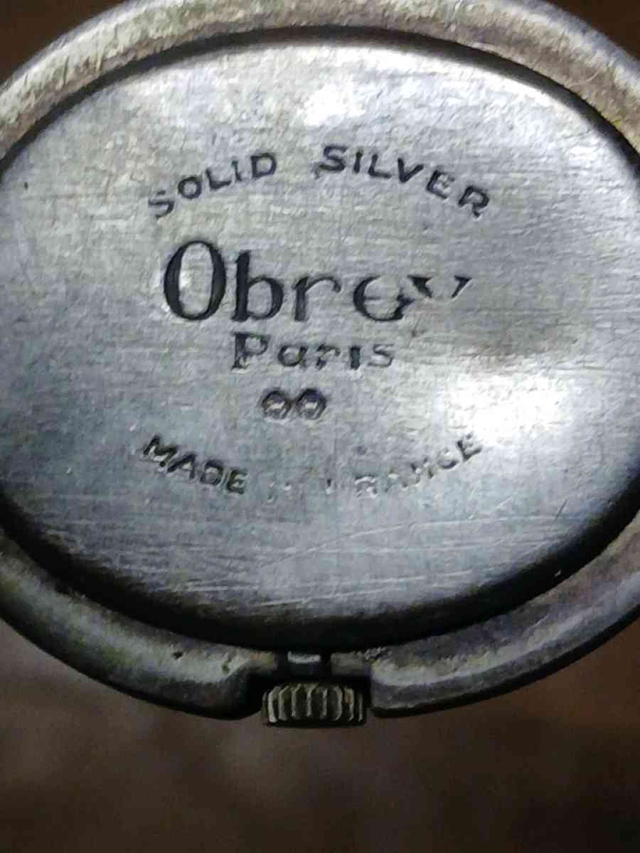 Obey silver watch from ParisFrance - Advent, West Virginia - FleaMarketBay