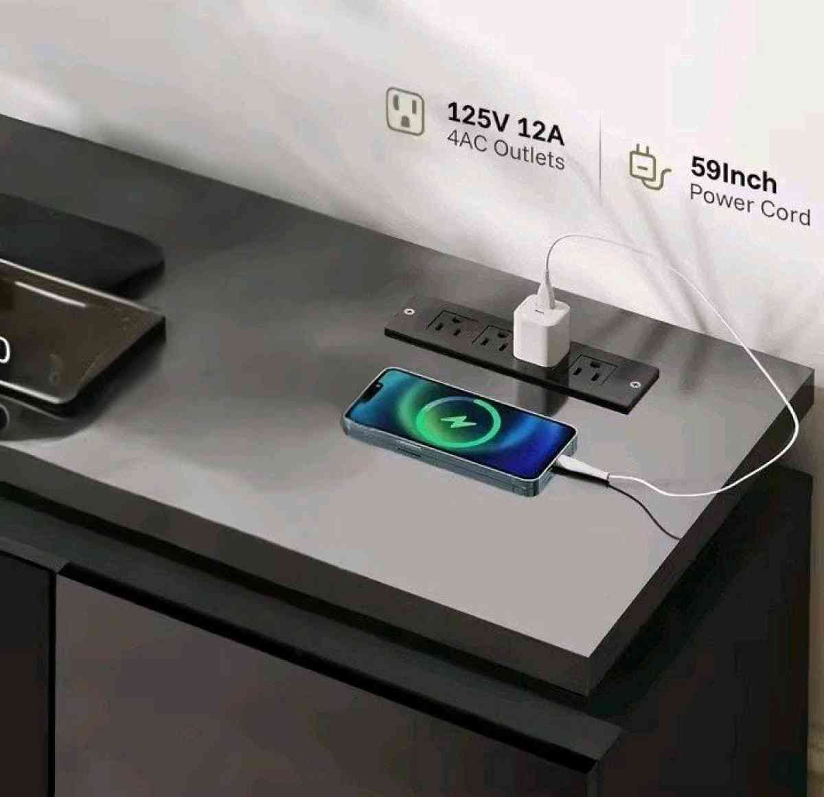 fireplace TV stand for 85in TVs with 40 inch fireplace - Richton Park, Illinois - FleaMarketBay