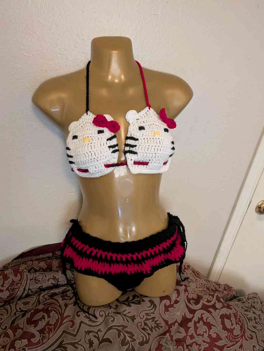 kitty swimwear with mini skirt