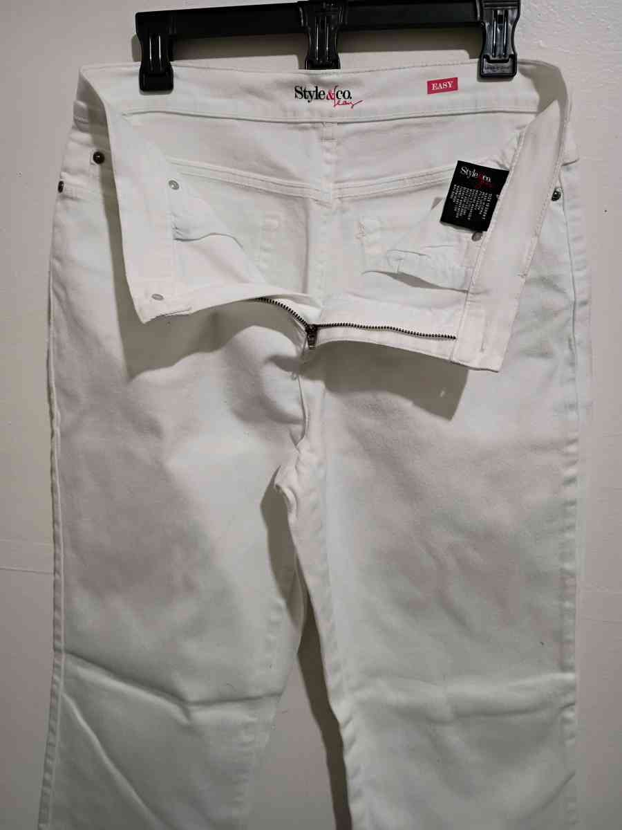 womens trousers white size 12 - Agency, Missouri - FleaMarketBay