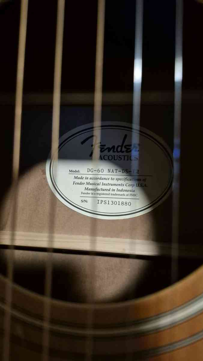 Fender Acoustic Guitar - Houston, Texas - FleaMarketBay