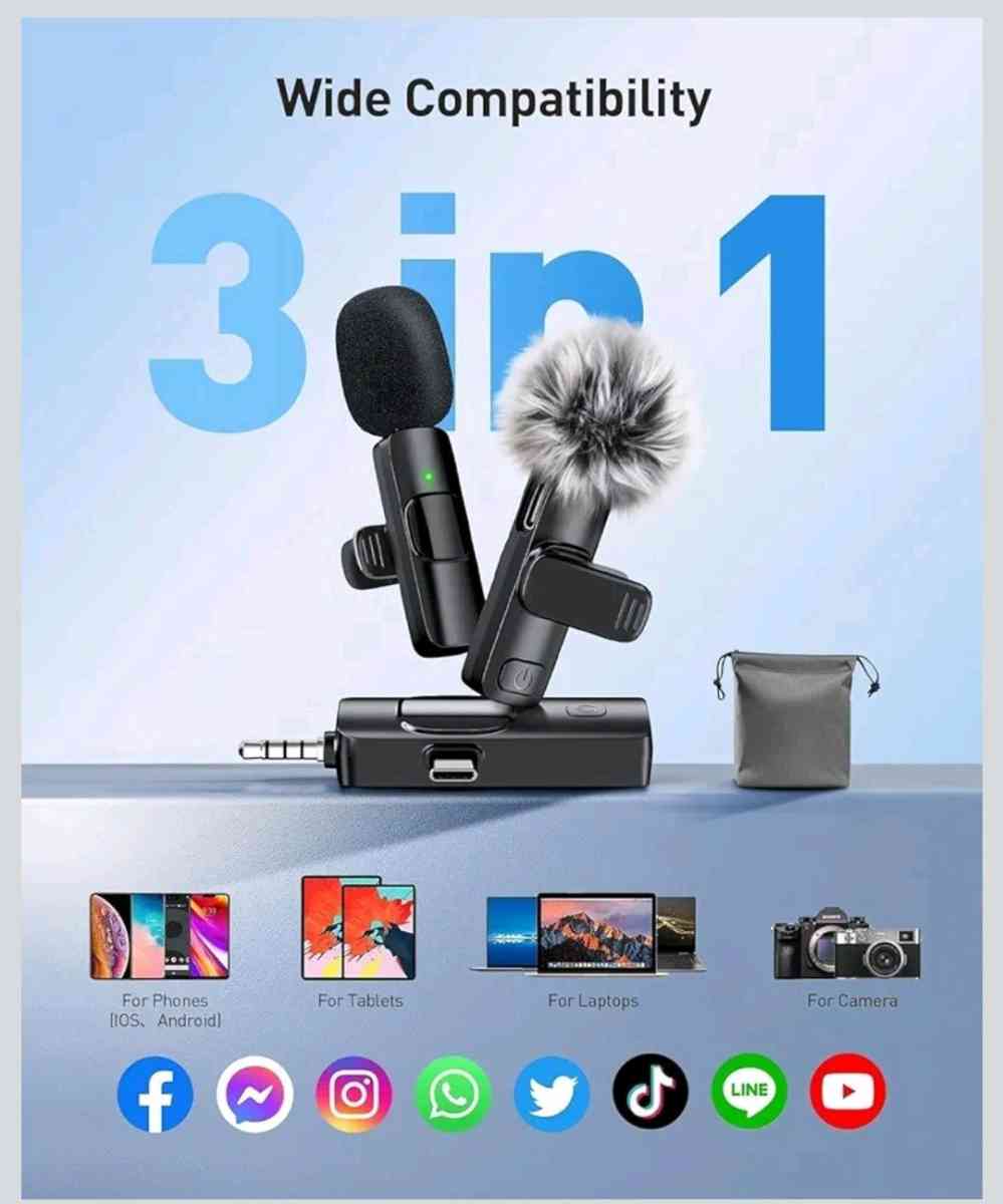 Micrfono 3 en 1 para iPhone - Richmond, Texas - FleaMarketBay