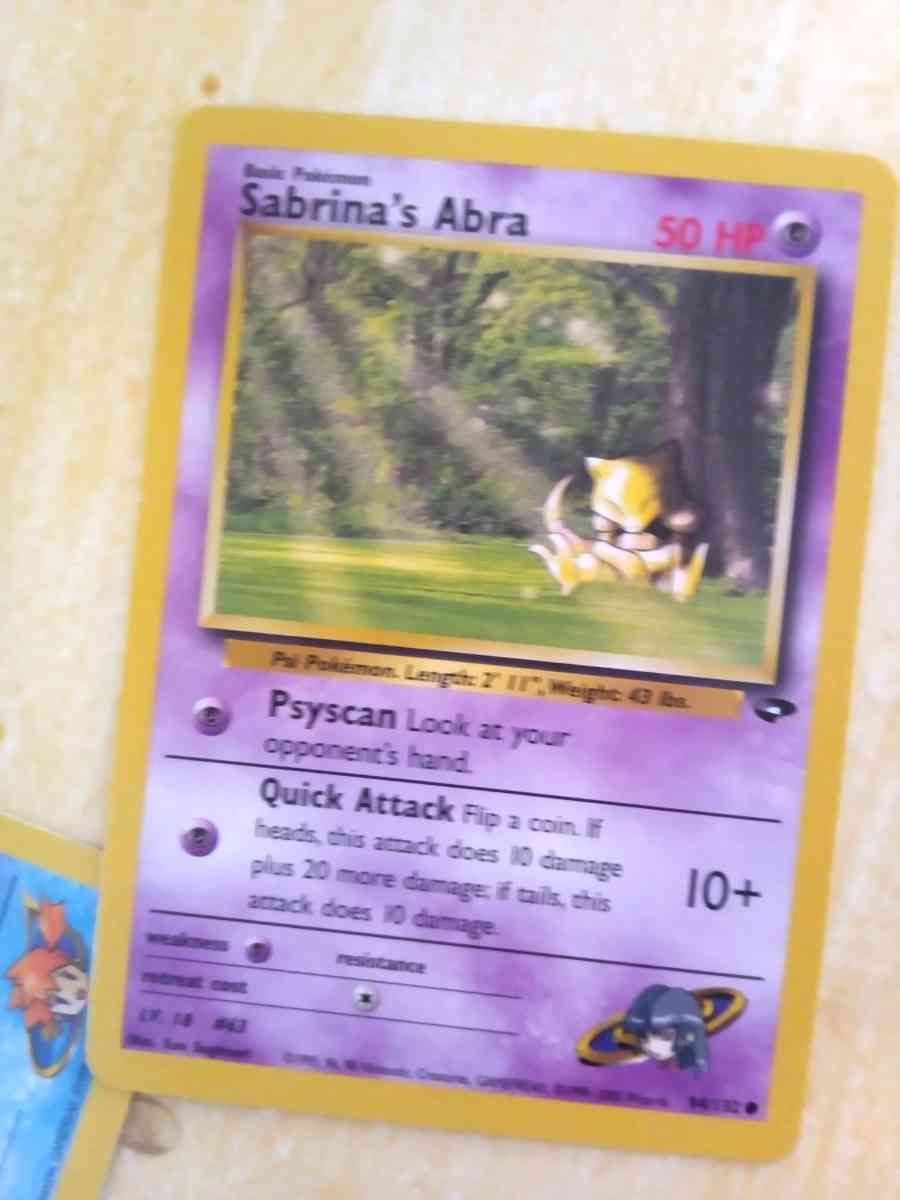 Sabrina pokemon cards - Mobile, Alabama - FleaMarketBay