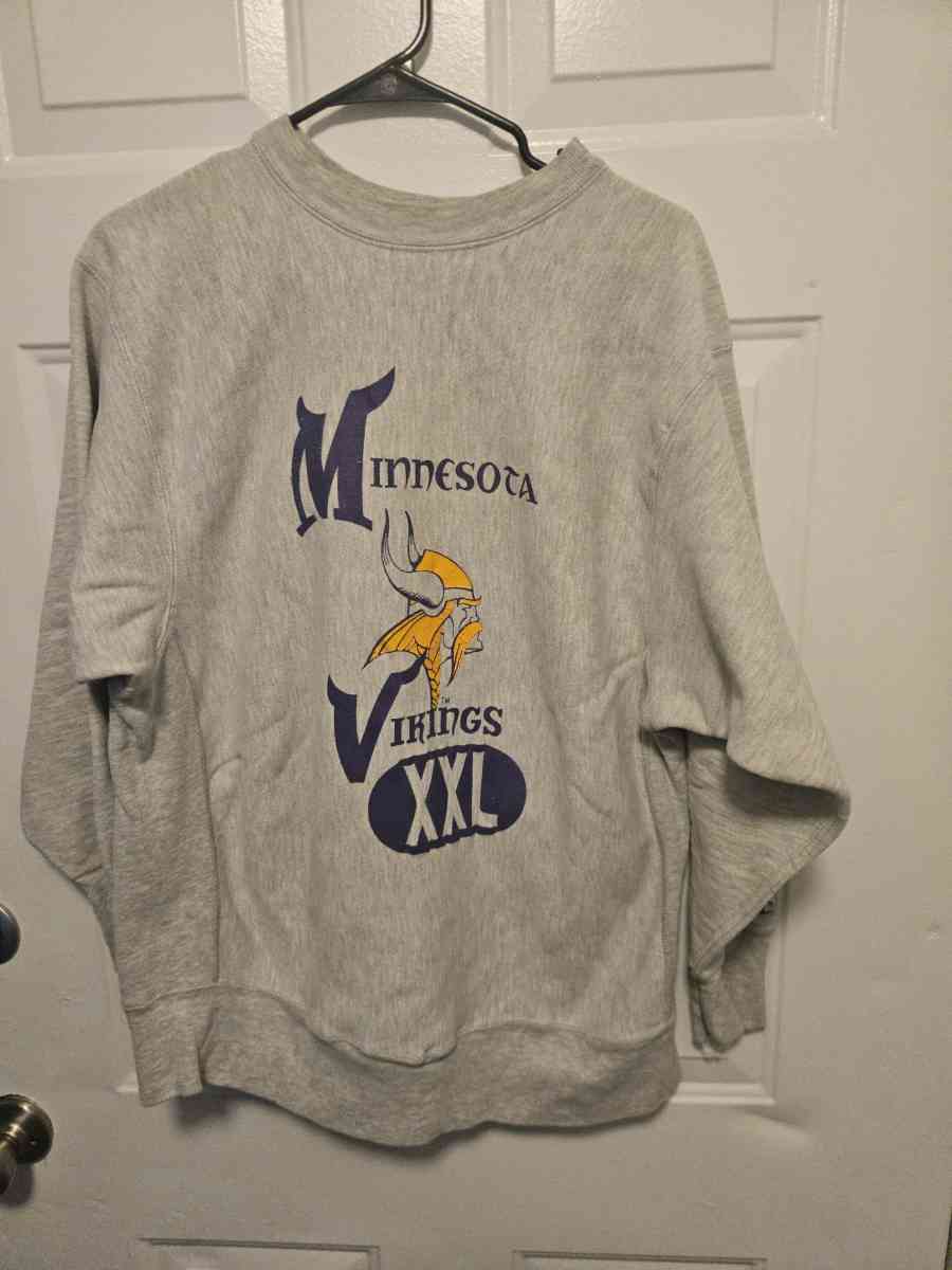 Vtg 90s Minnesota Vikings Sweatshirt