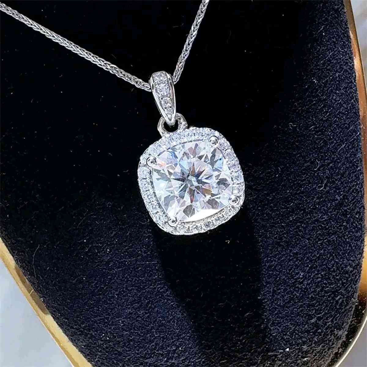 5 Carat Moissanite 925 Sterling Silver Necklace - Vancouver, Washington - FleaMarketBay