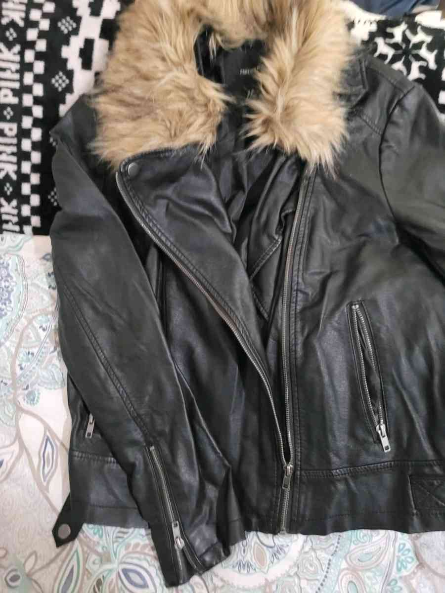 Forever 21 leather coat Ox - Lexington, North Carolina - FleaMarketBay