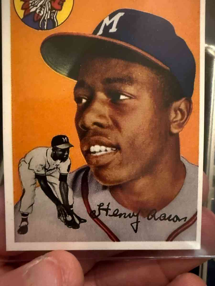 1954 Hank Aaron  128 RC - Carrollton, Georgia - FleaMarketBay