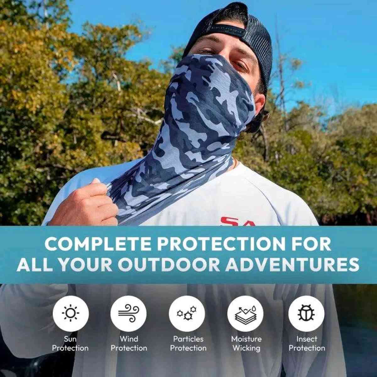 Kids Fleece Face Shields  Grey Military Camo - Columbiana, Ohio