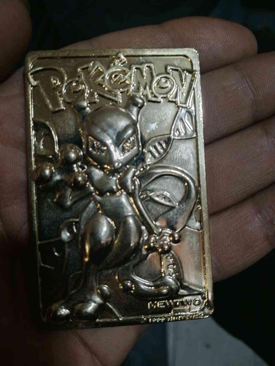 Pokemon Mewtwo 1999 23k Gold card - Brooklyn, New York - FleaMarketBay