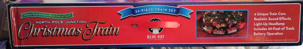 Blue Hat Toy Company North Pole Junction Christmas Train Set - Dallas, Texas - FleaMarketBay