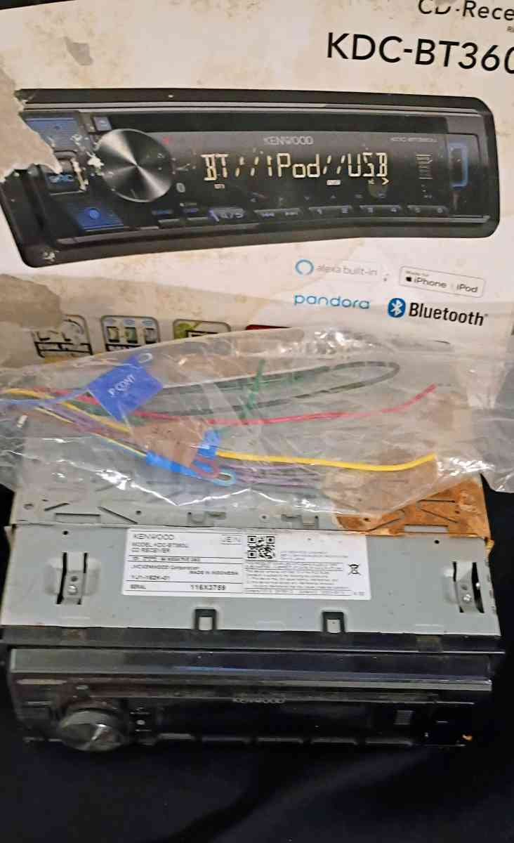 Kenwood KDBT360U car stereo - Park Rapids, Minnesota - FleaMarketBay