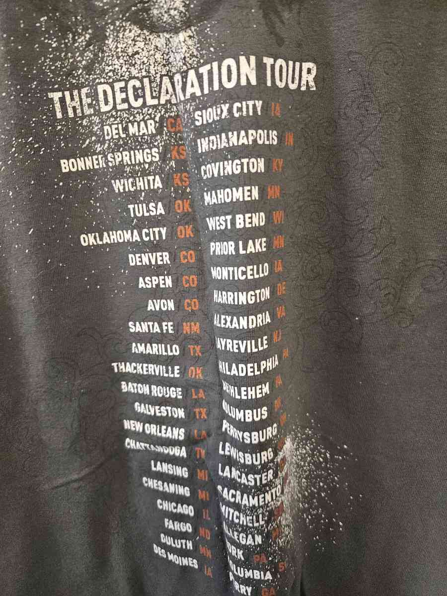 Vtg David Cook Concert Tshirt - Tulsa, Oklahoma - FleaMarketBay