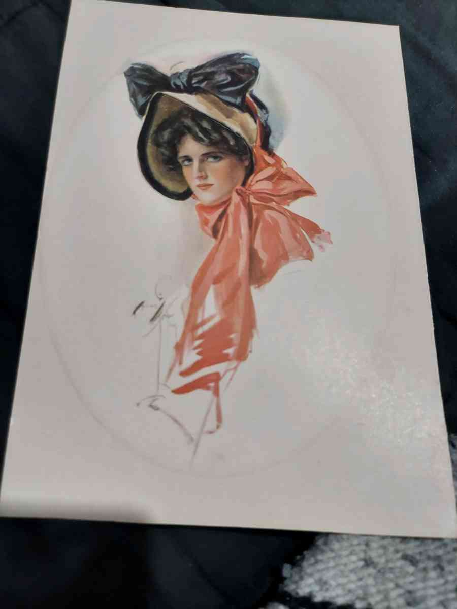 Ornate Antique Gold Baroque Frame w 1900s Harrison Fischer P - Wichita, Kansas - FleaMarketBay