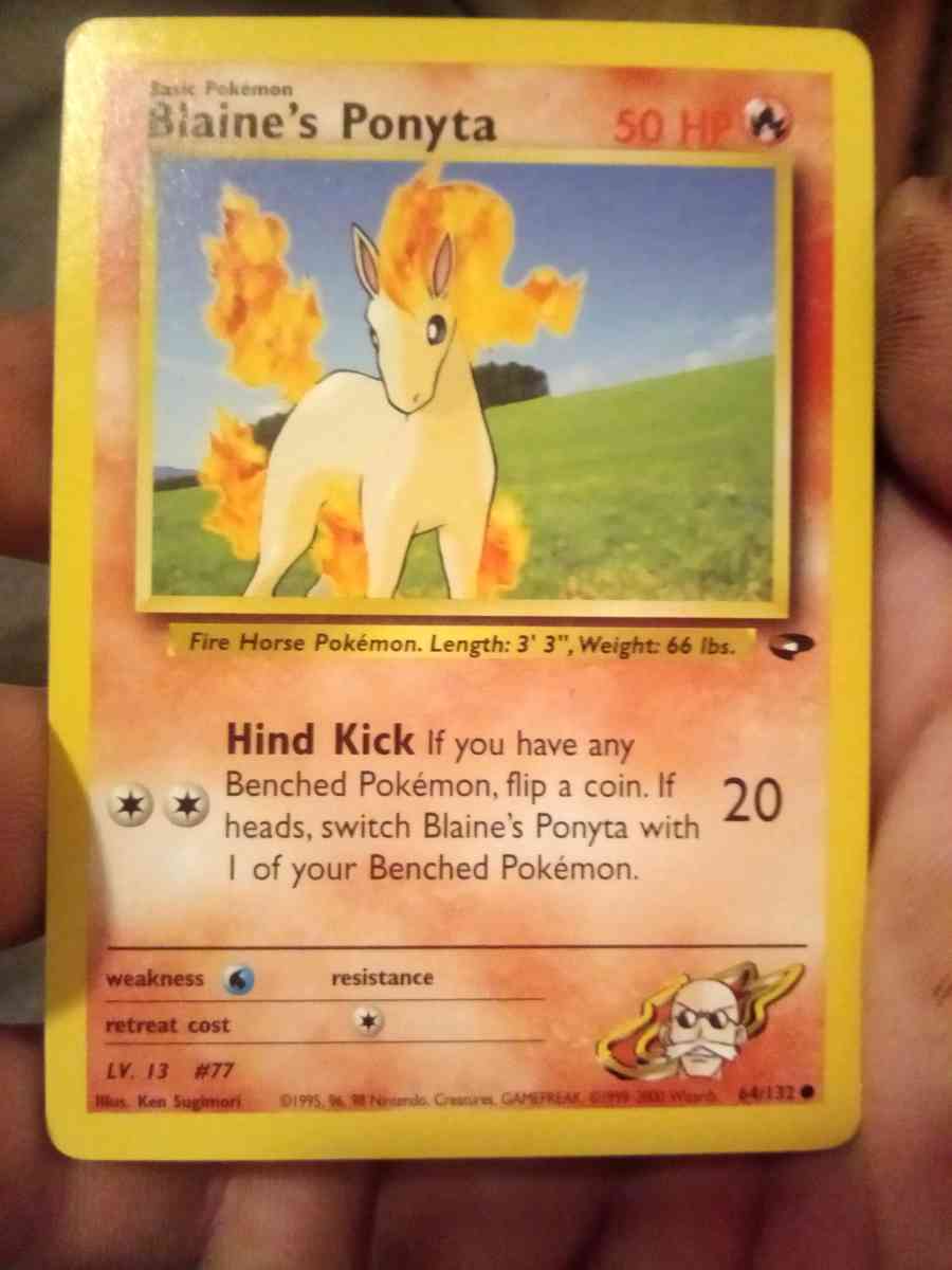 blane Pokemon cards - Mobile, Alabama - FleaMarketBay
