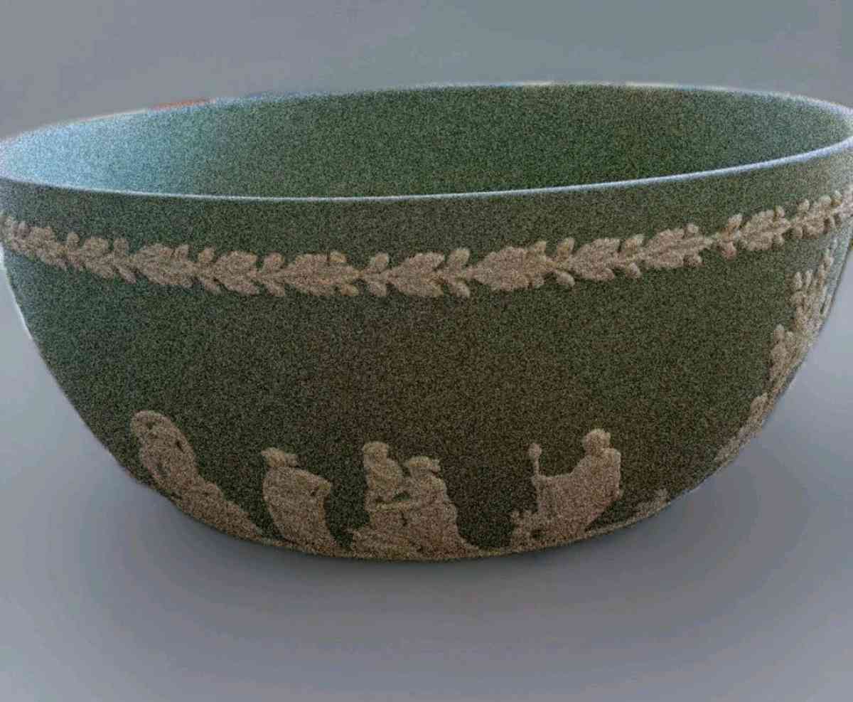 Wedgwood Sacrifice Bowl  Green Jasperware - Alexander, North Carolina - FleaMarketBay