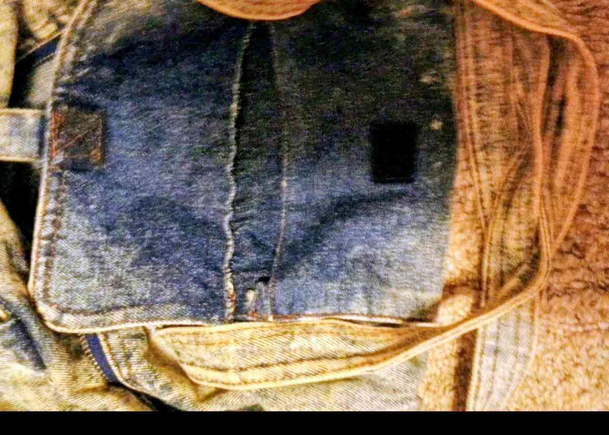 Vintage 80s Shane Acid Washed Denim Blue Jean Shoulder Strap - Alexander, North Carolina - FleaMarketBay