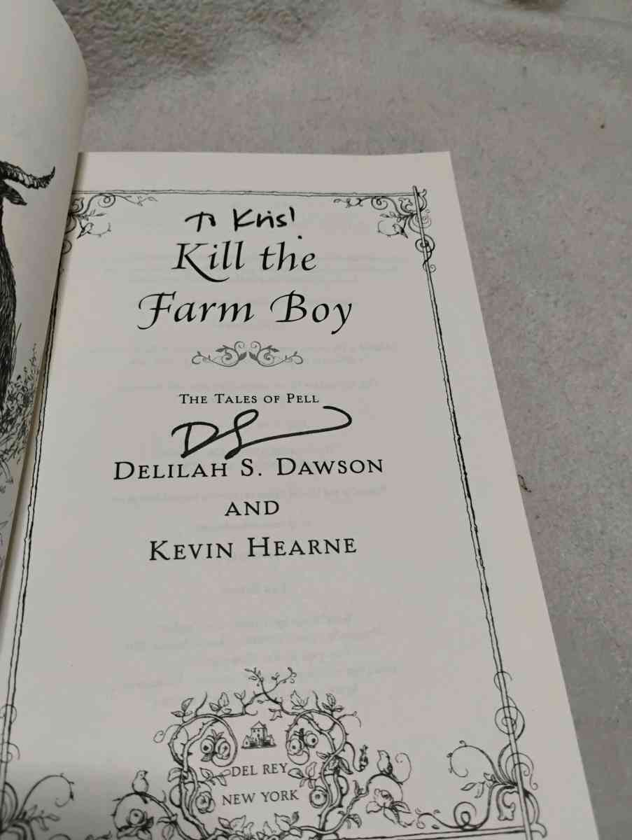 Kill the Farm Boy Signed by author - Denver, Colorado - FleaMarketBay