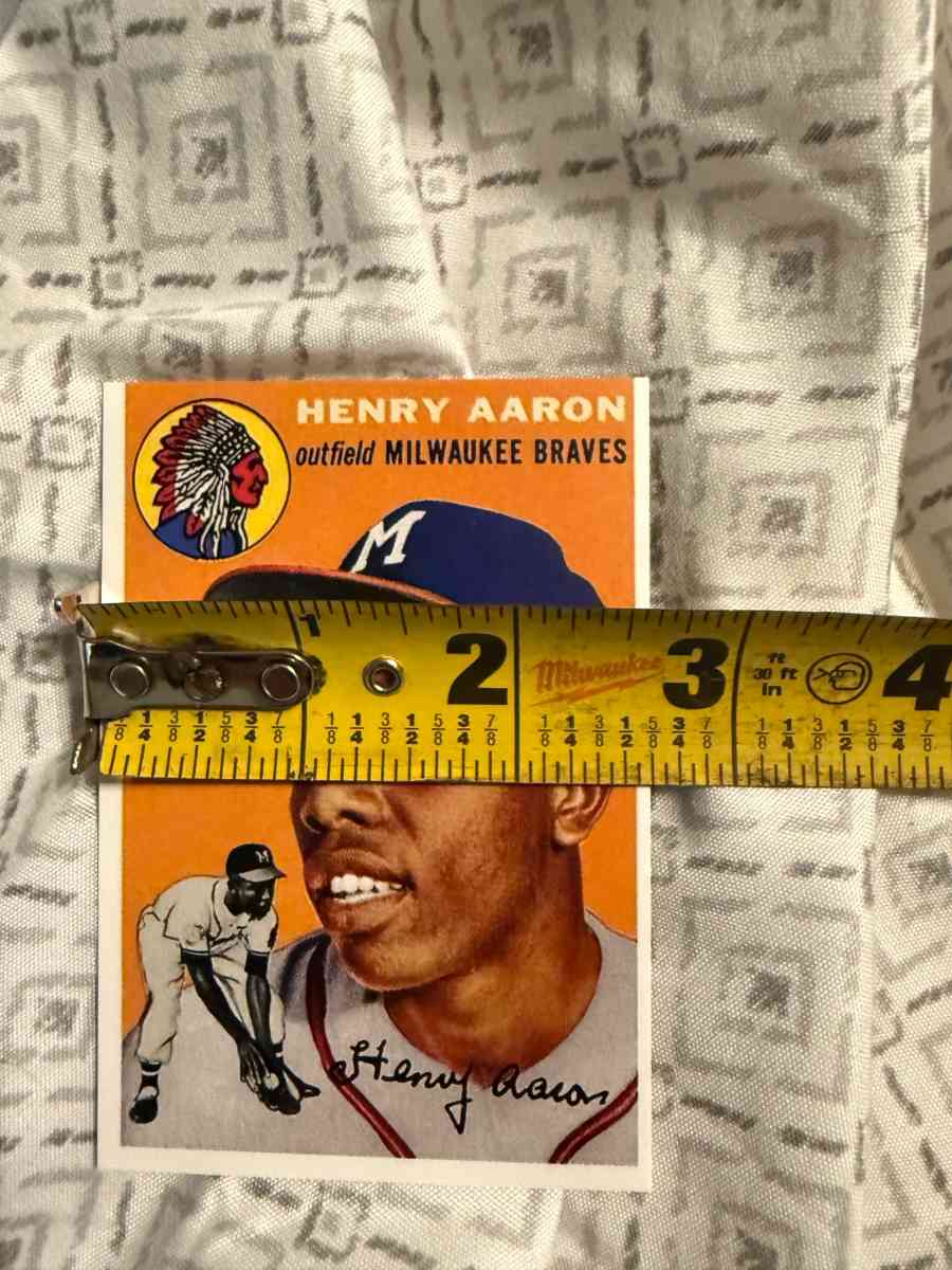 1954 Hank Aaron  128 RC - Carrollton, Georgia - FleaMarketBay