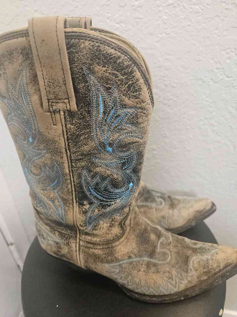 Corral Womens R1963 Distressed Cowboy Boots - Tulsa, Oklahoma - FleaMarketBay