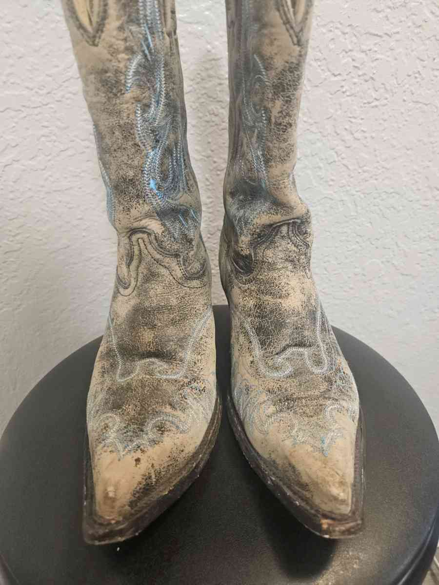 Corral Womens R1963 Distressed Cowboy Boots - Tulsa, Oklahoma - FleaMarketBay