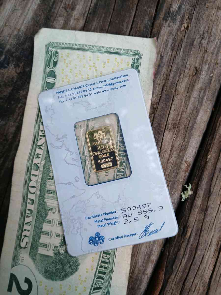 Pamp Suisse Gold Bar - Milton, Florida - FleaMarketBay