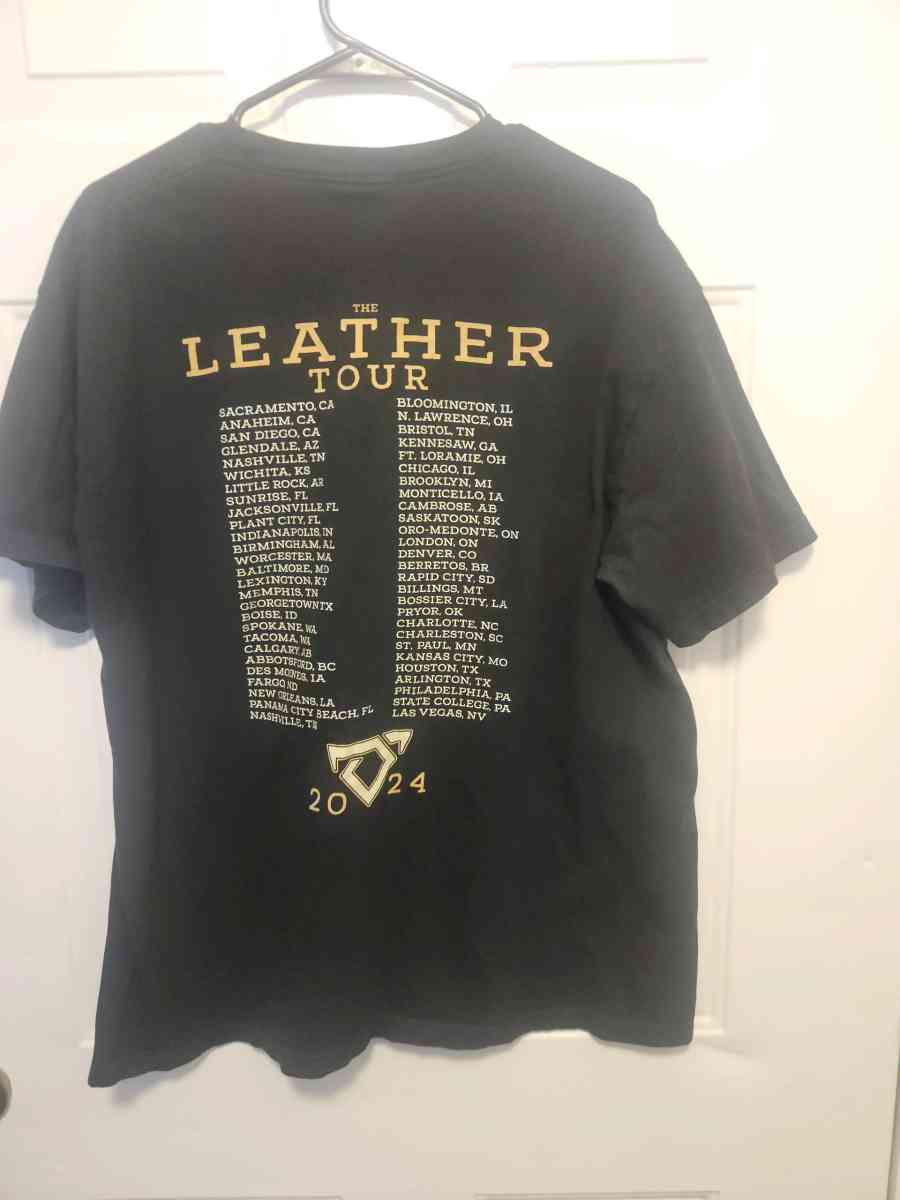 Cody Johnson The Leather Tour Tshirt - Tulsa, Oklahoma - FleaMarketBay