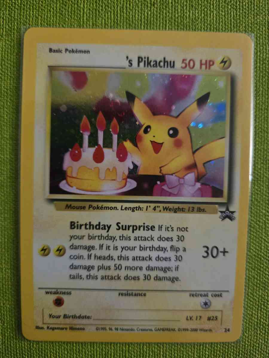 birthday pikachu - Yelm, Washington