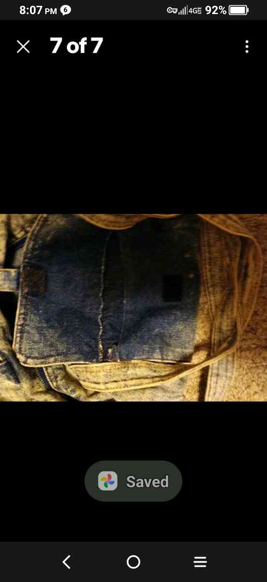 Vintage 80s Shane Acid Washed Denim Blue Jean Shoulder Strap - Alexander, North Carolina - FleaMarketBay