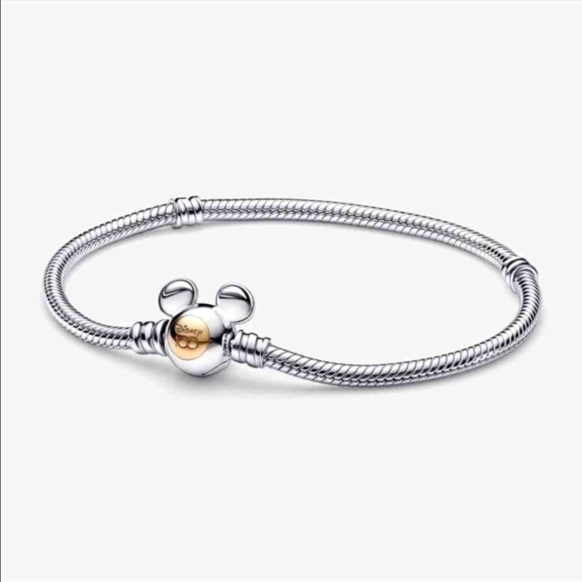 Pandora Disney Mickey 100th Anniversary 7in Chain Bracelet - Austin, Texas - FleaMarketBay