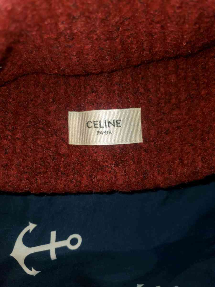 Celine Burgundy Knit Hat - Chester Gap, Virginia - FleaMarketBay
