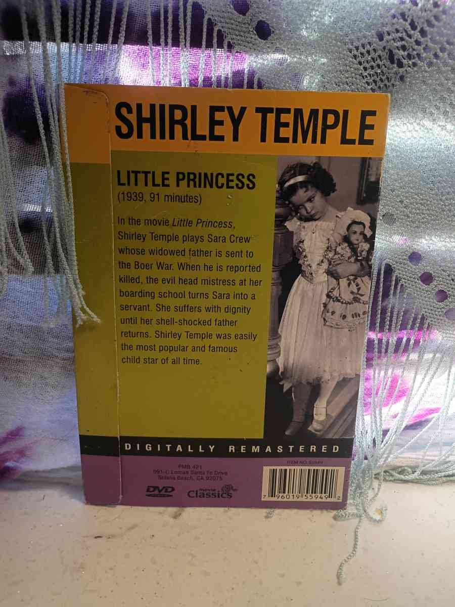 NEW Shirley Temple little princess DVD - Clatskanie, Oregon - FleaMarketBay