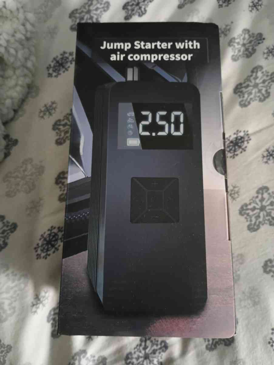 New 8000AMP Jump Starter and Tire Inflator Combo - Wichita, Kansas - FleaMarketBay